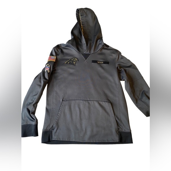Nike NFL Salute to service black women’s Carolina Panthers hoodie. Size x-large - Picture 1 of 7